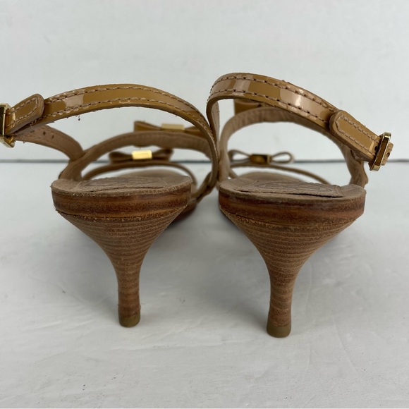 Tory Burch Kailey Heel Patent Leather Sandals Size 7.5 - Picture 5 of 6